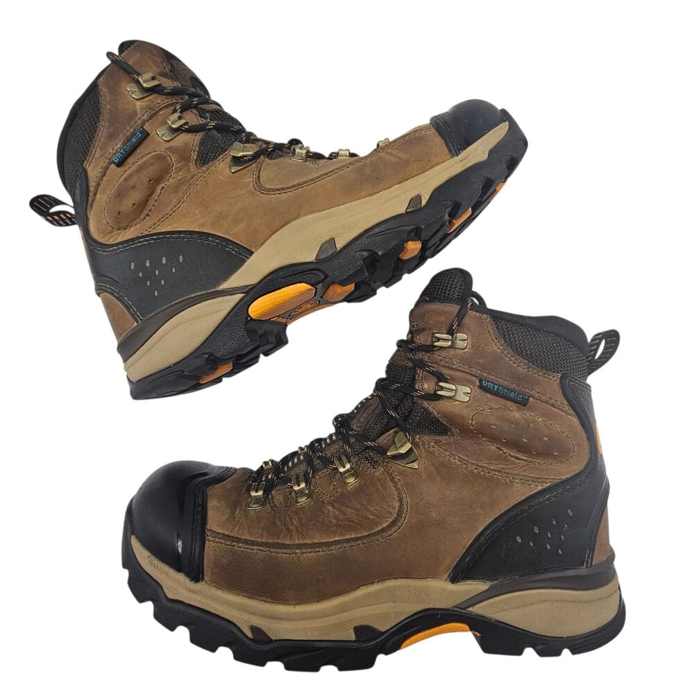 Ariat Men's Endeavor 6" Waterproof Work Boot Chocolate Brown 9D